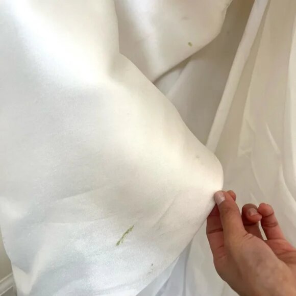 Pronovias “Jory” Off-White Strapless A-line Gown - Picture 10 of 16